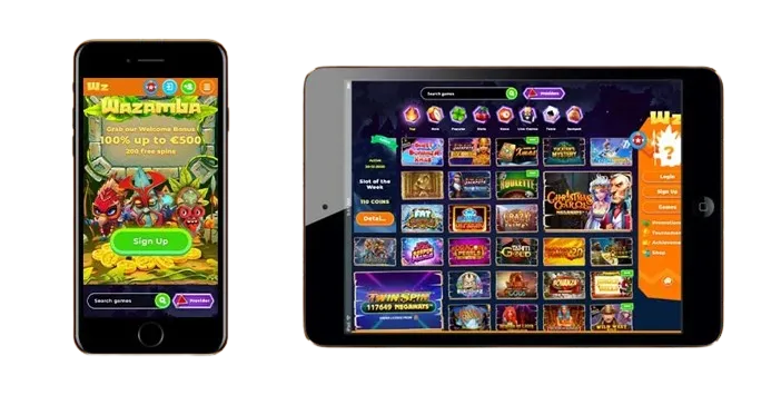 Wazamba Casino App Screenshot